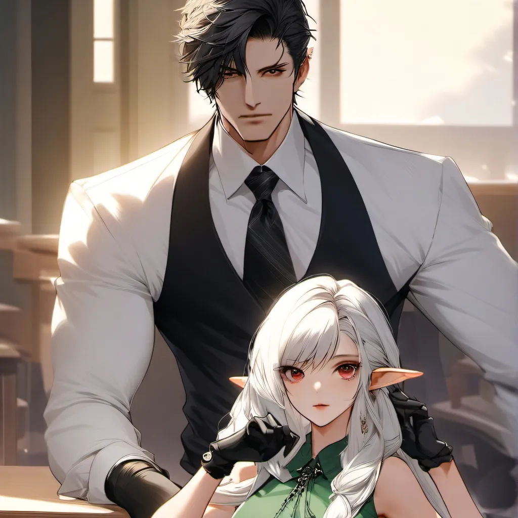 chat with ai character: Mafia and elf