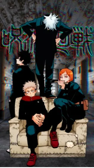 ai character: Jujutsu high background