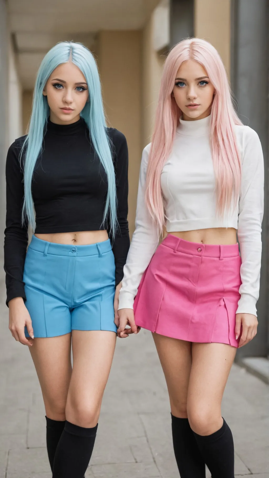 ai character: Layla and Kayla background