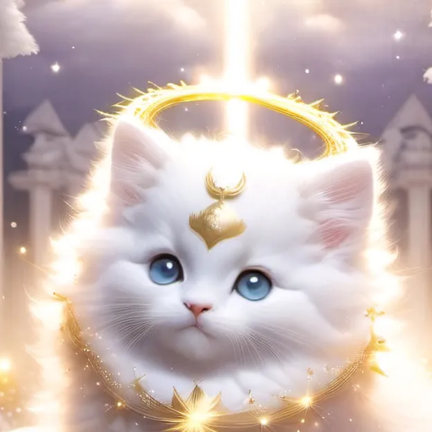 chat with ai character: angel kitten