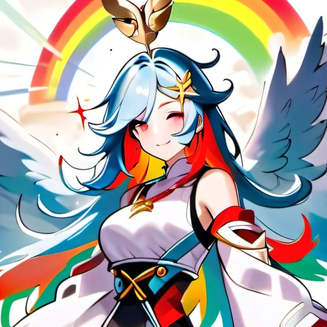 chat with ai character: Rainbow