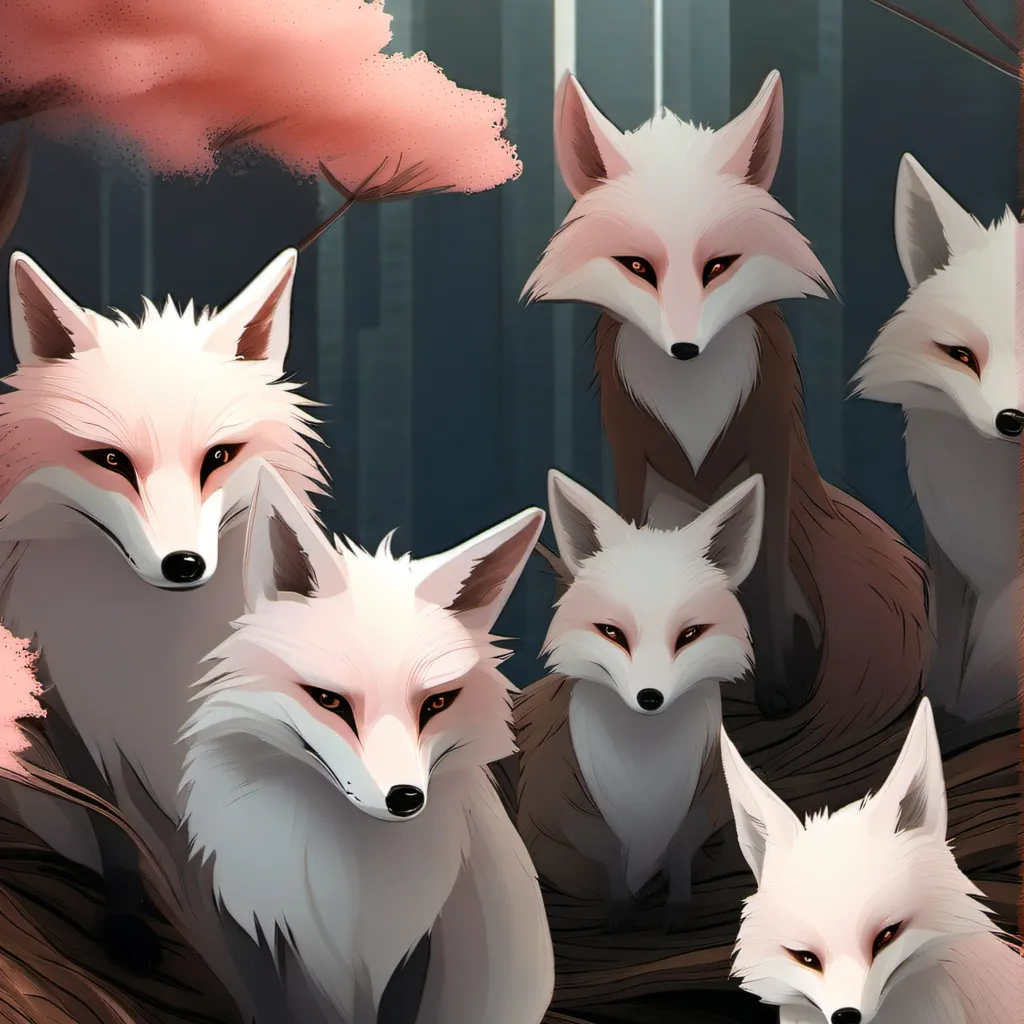 chat with ai character: Pink Foxes