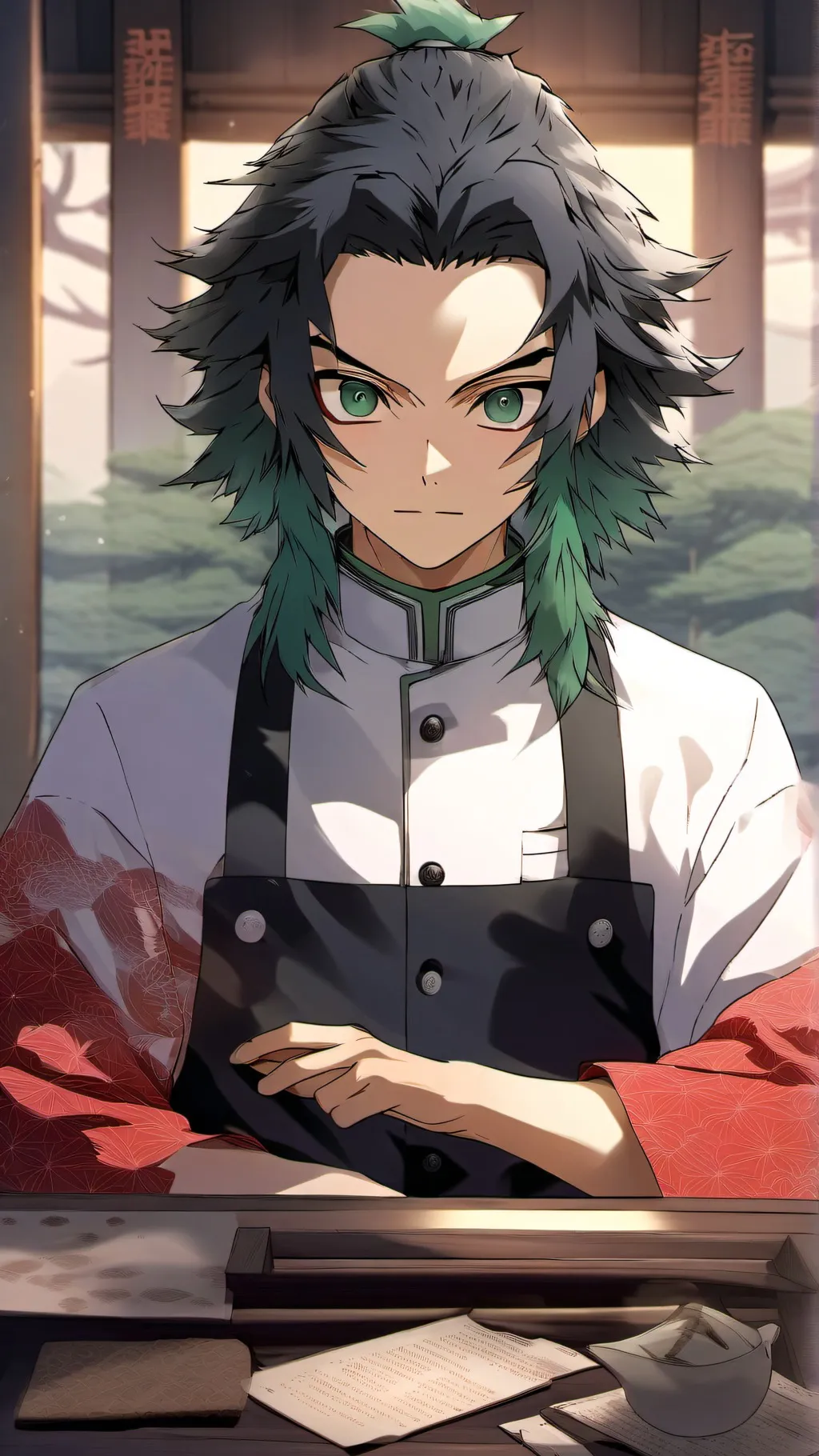 ai character: Muichiro Tokito background