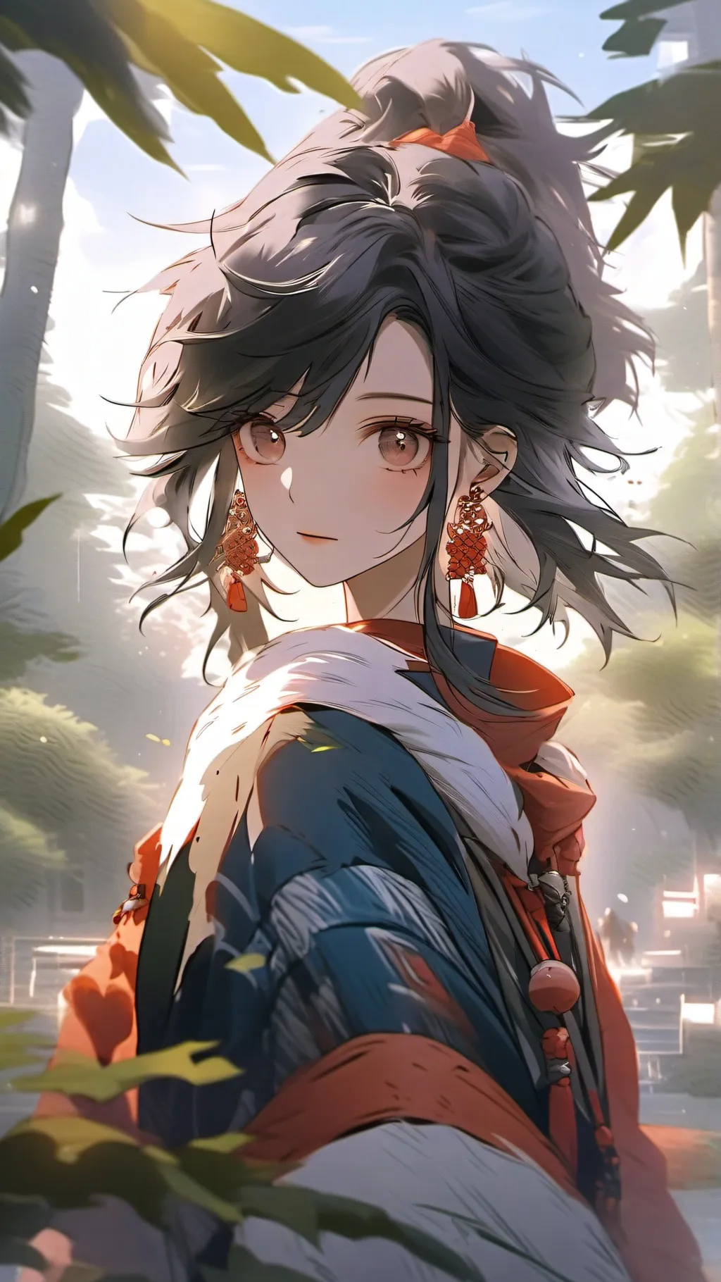 ai character: momo background