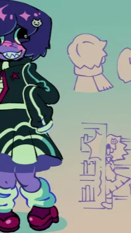 ai character: Fuwatti-girl background