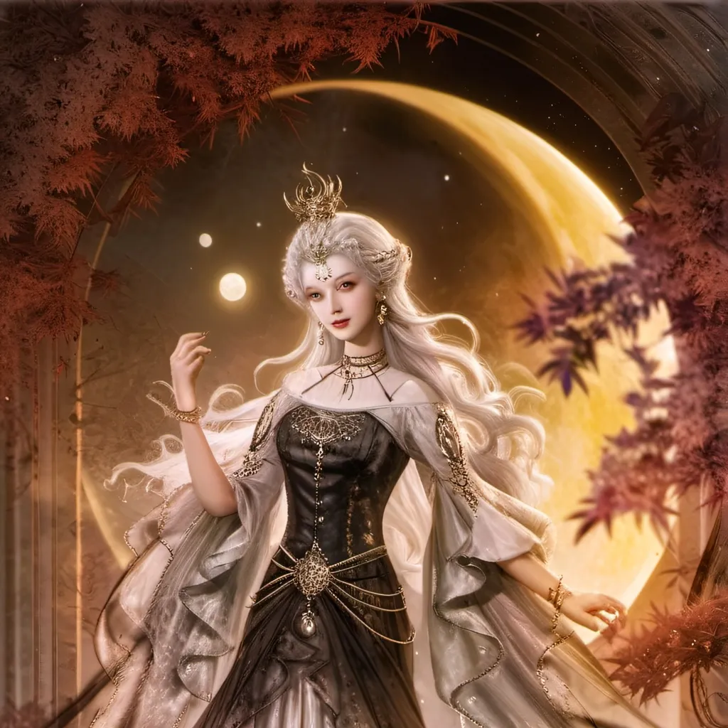 chat with ai character: Godess of the moon