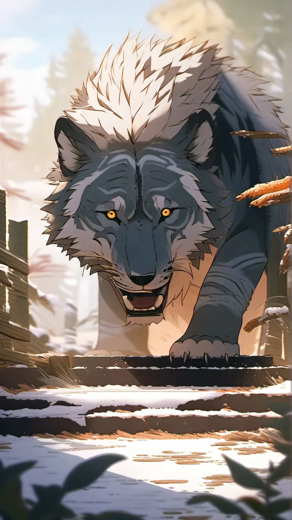 ai character: monster life background
