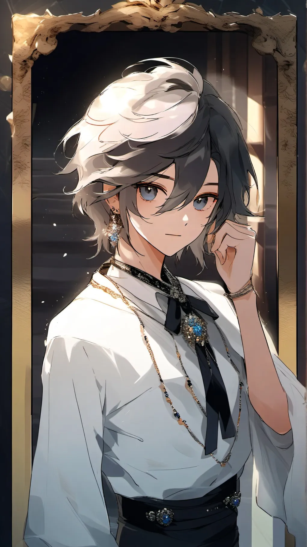 ai character: Glisten background