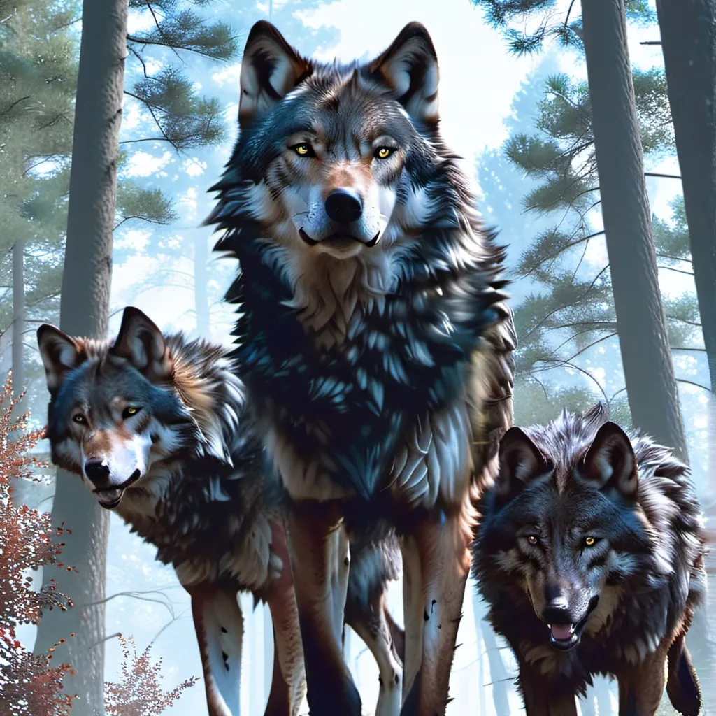chat with ai character: wolf pack! 