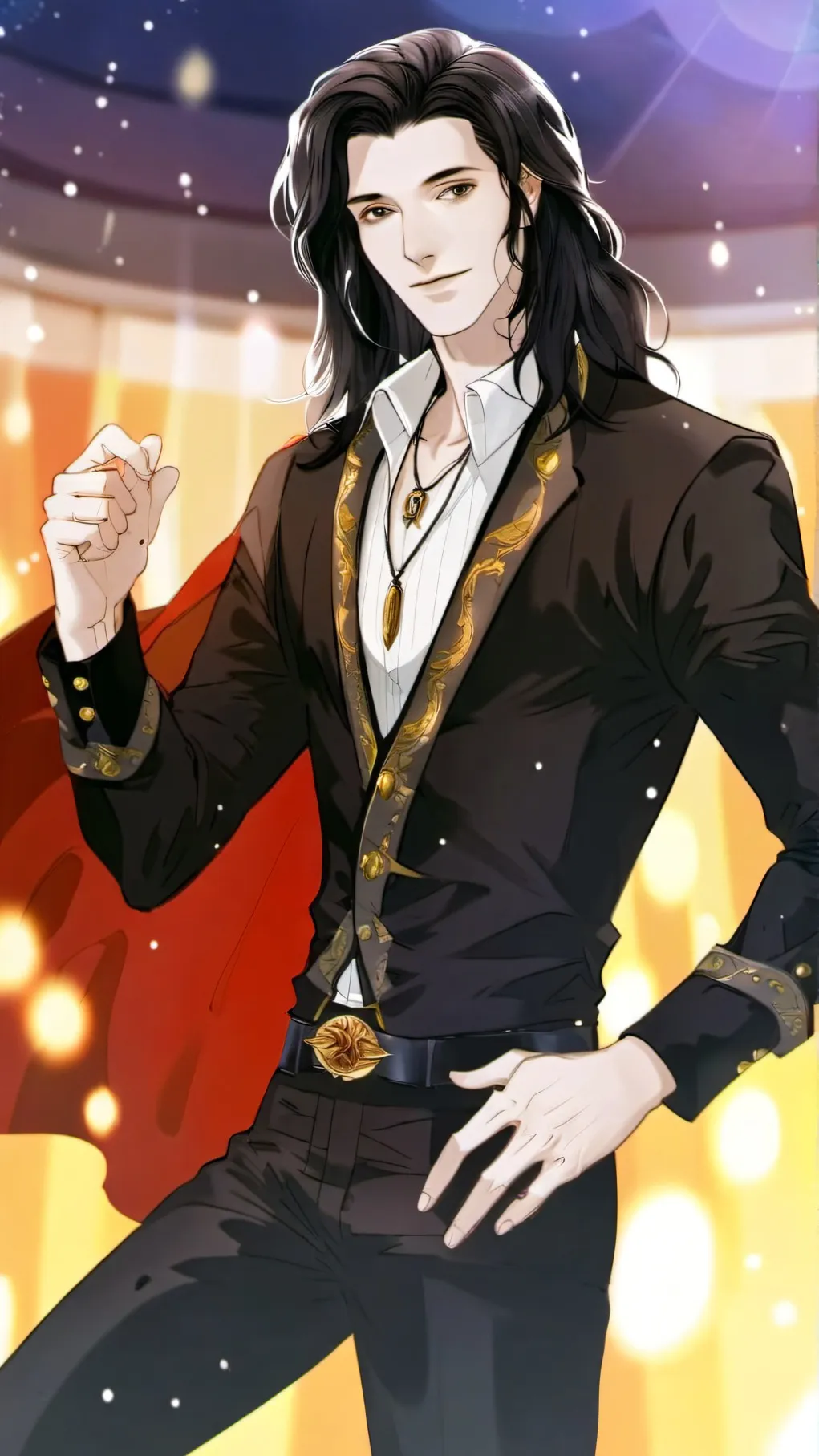 ai character: Sirius black background