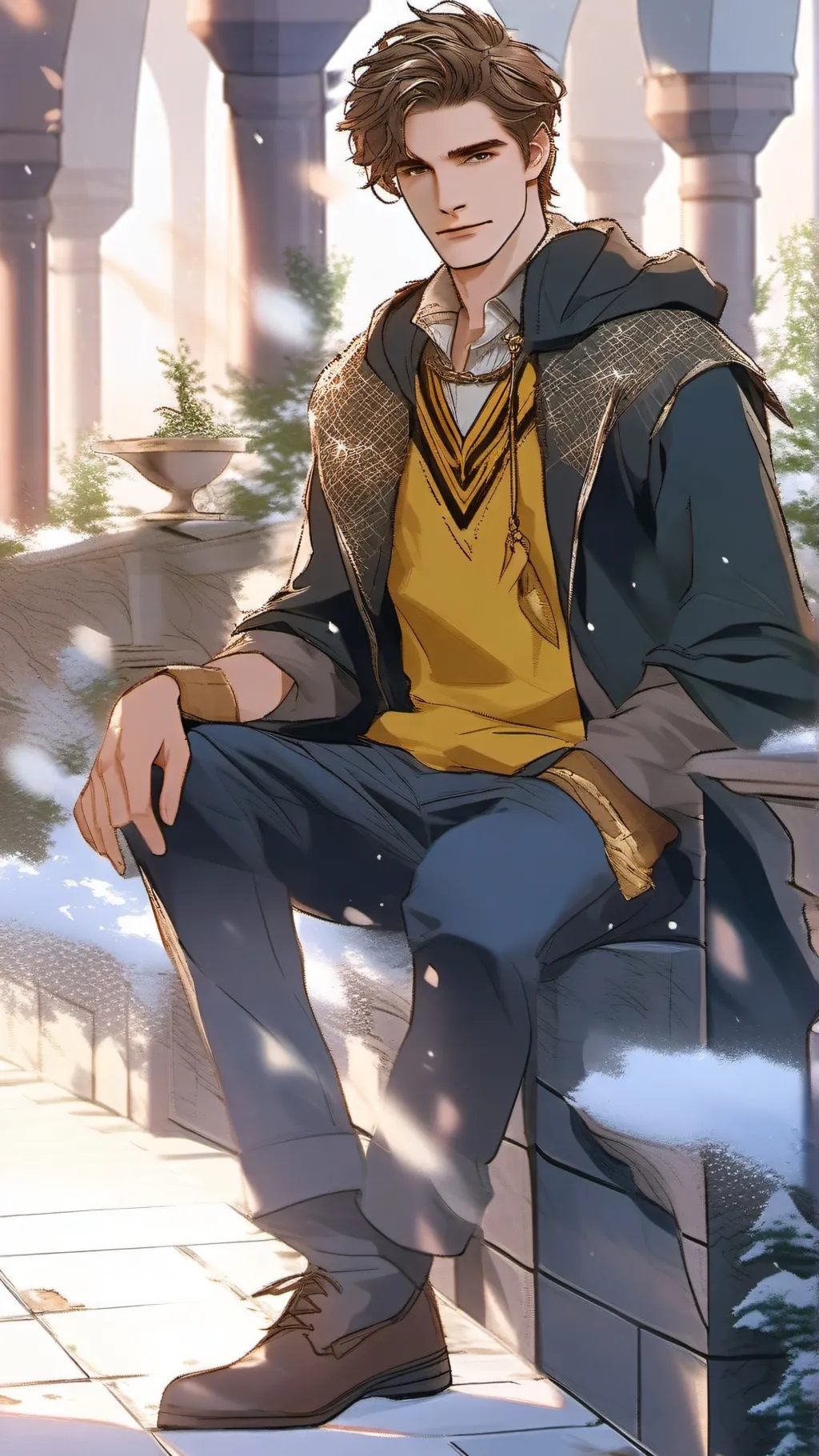 ai character: Cedric diggory background