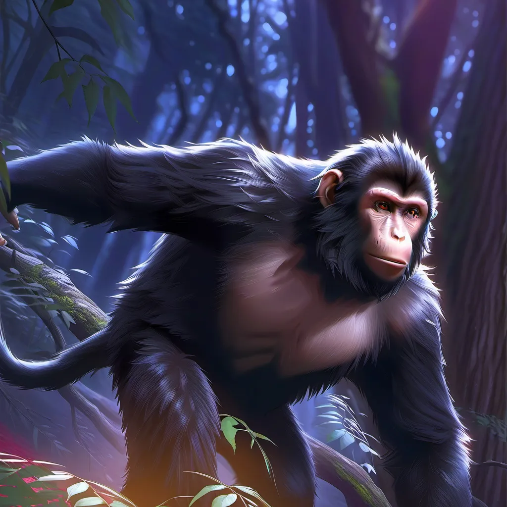 chat with ai character: monkey