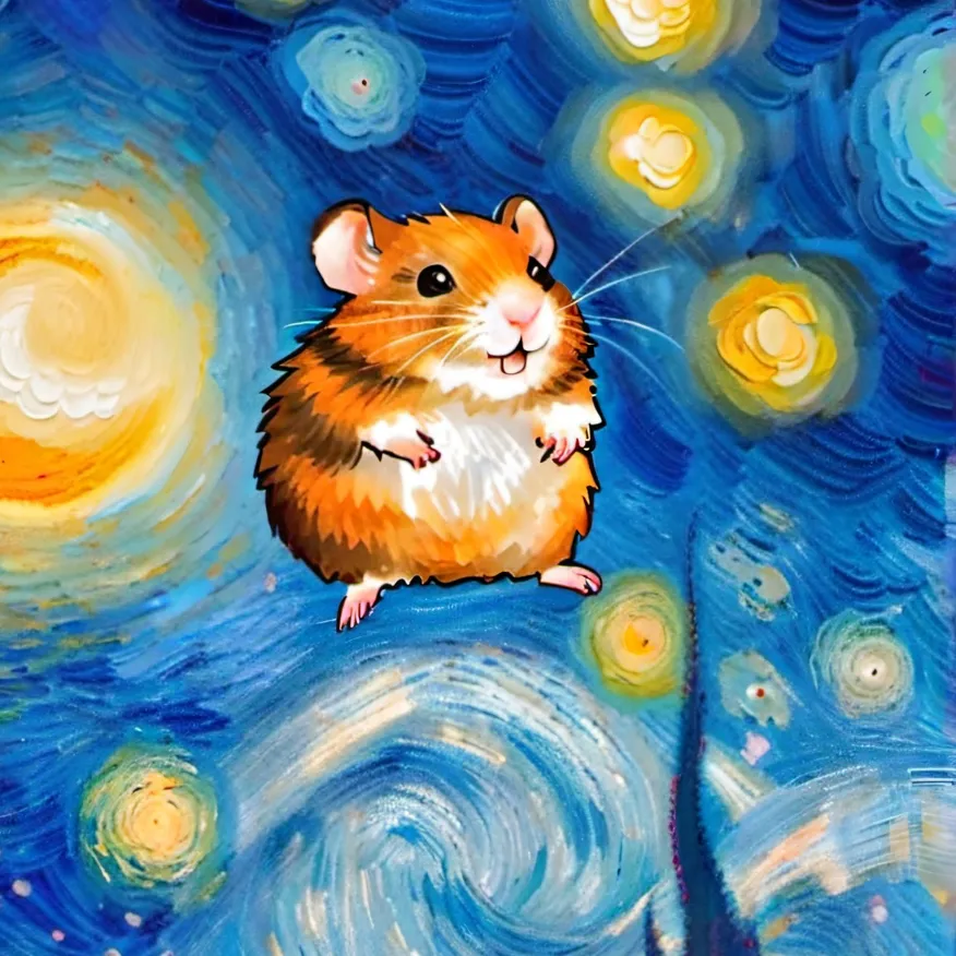 chat with ai character: Harry the hamster 
