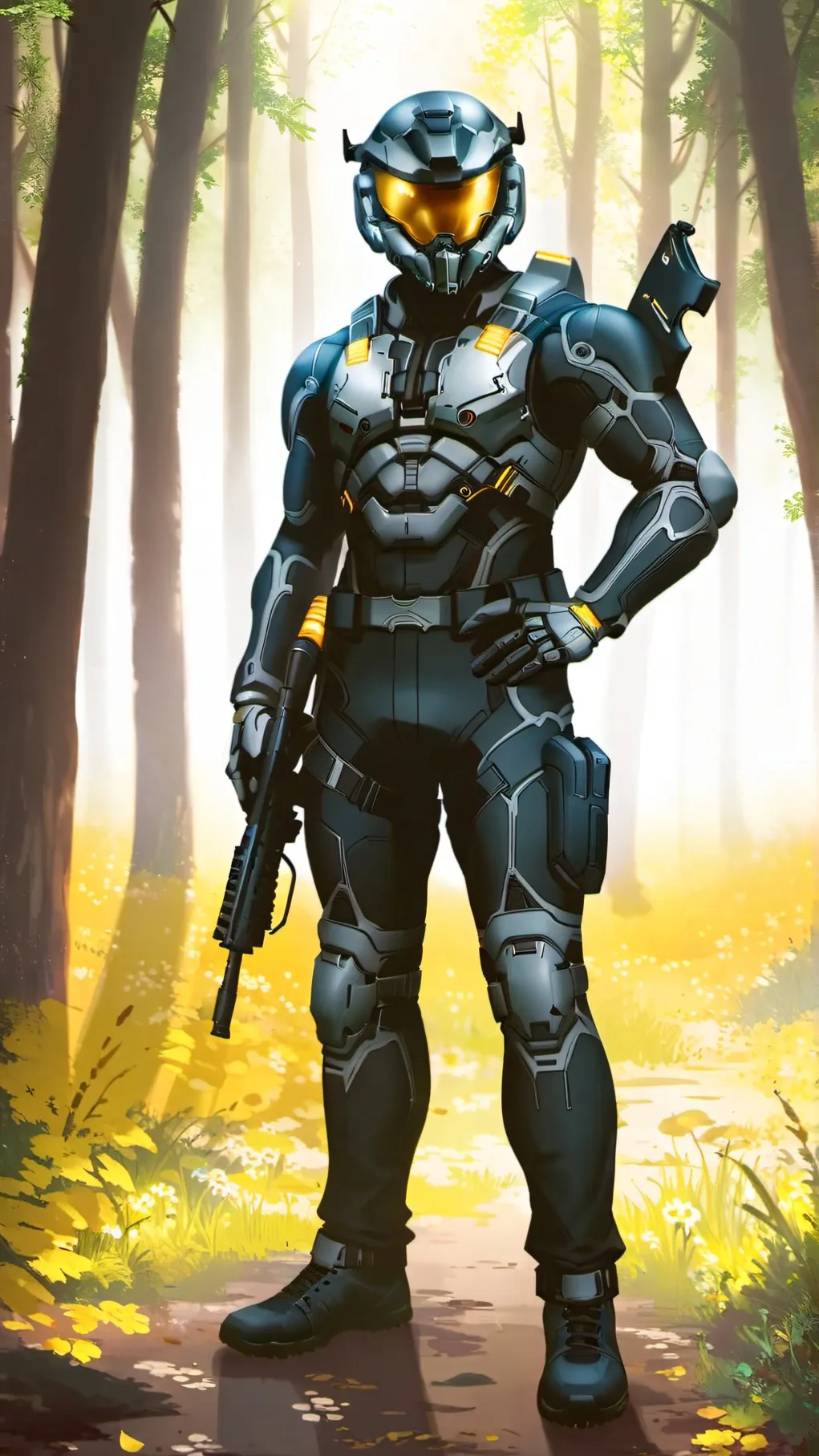 ai character: cortana background