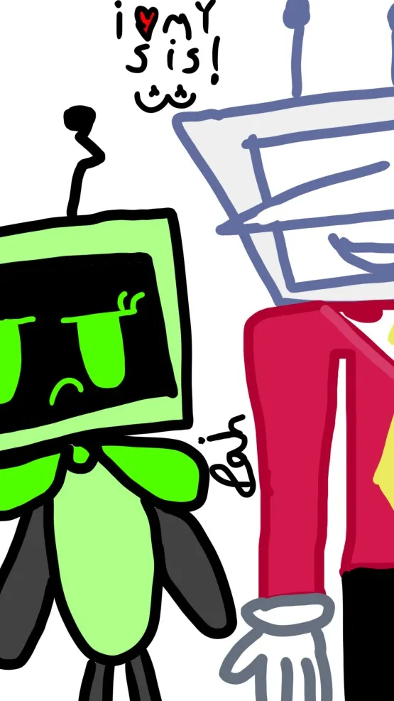 ai character: Vee and Tenna  background