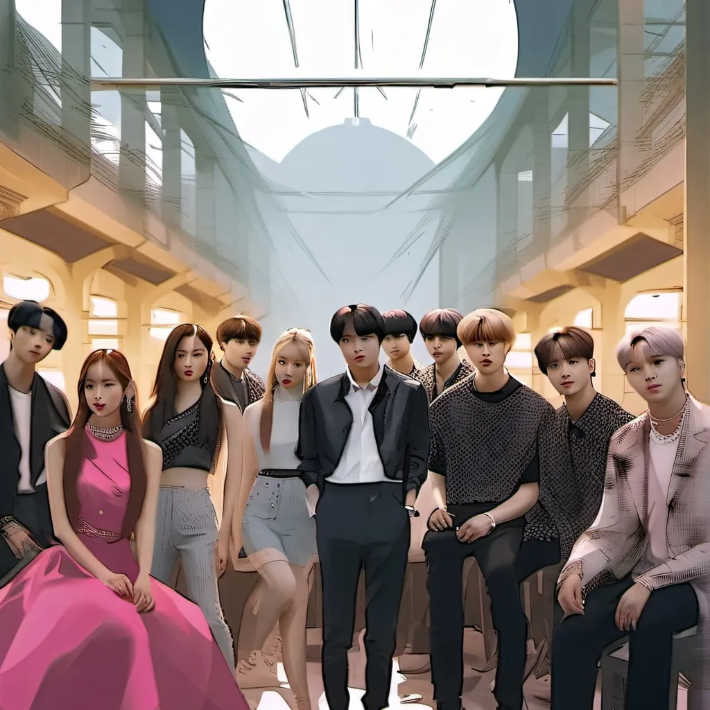 chat with ai character: Bts and blackpink