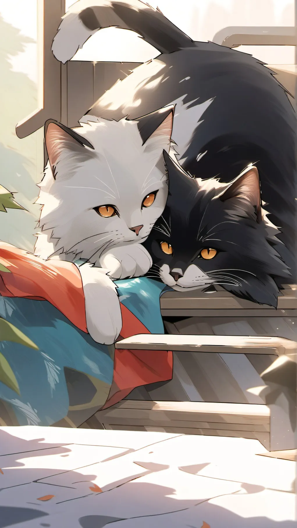ai character: Catnap x dogday background
