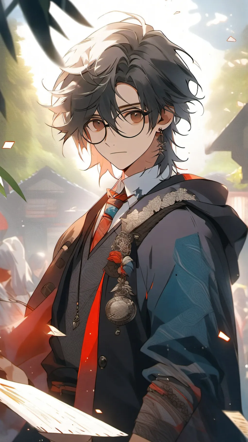 ai character: harry potter  background
