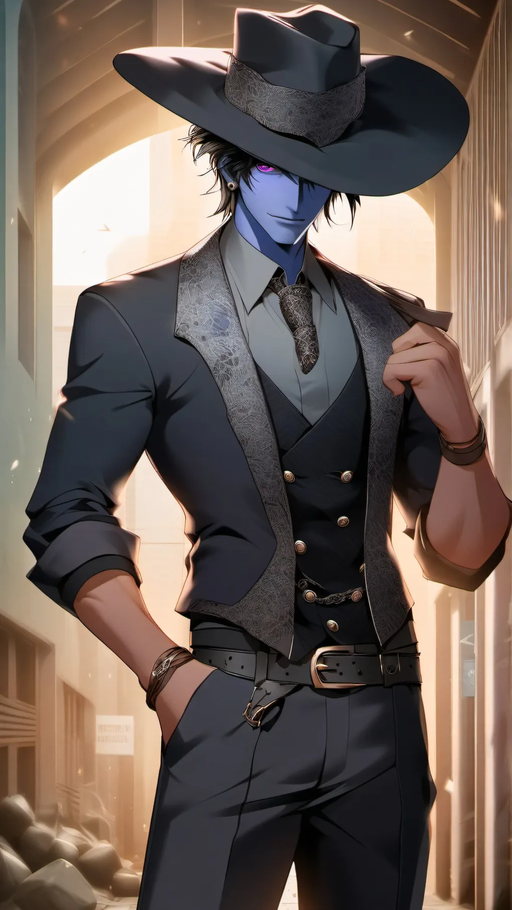 ai character: Jinu :) background