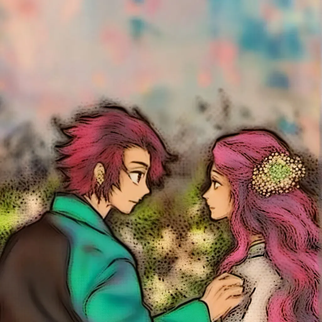 chat with ai character: Tanjiro X Mitsuri