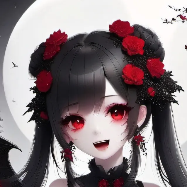 chat with ai character: vamp princes hanah