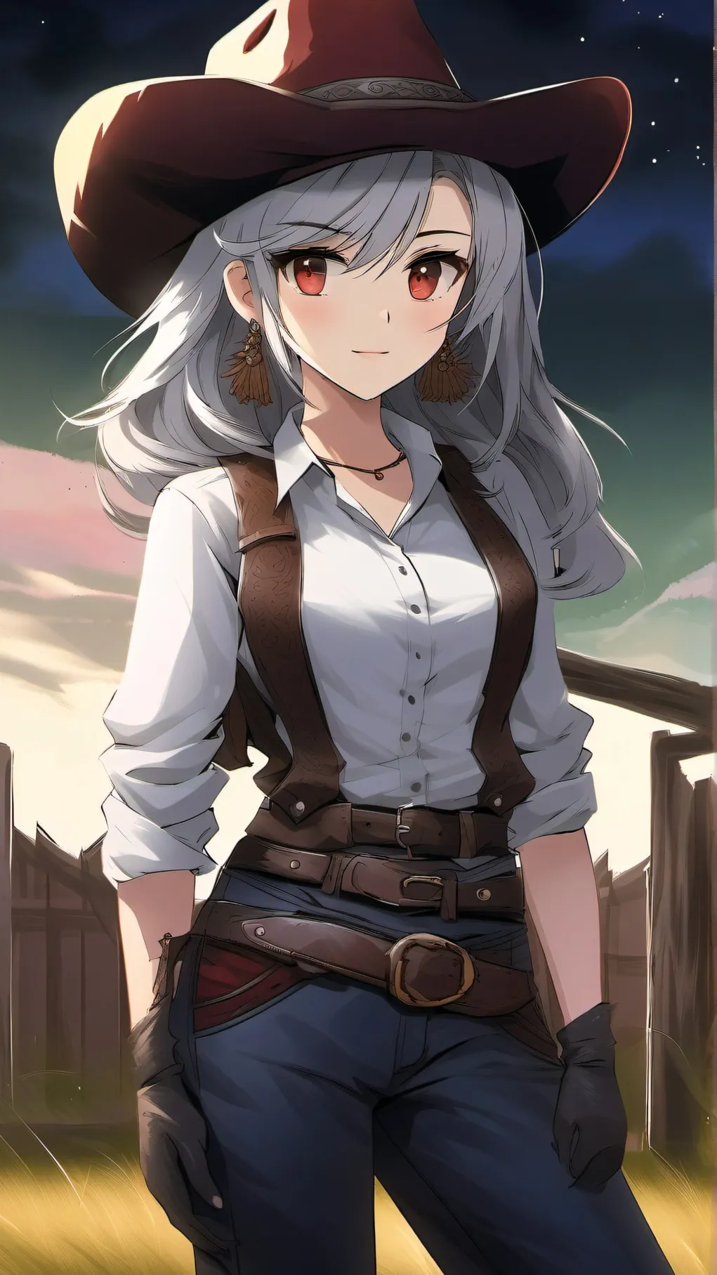 ai character: Rose background