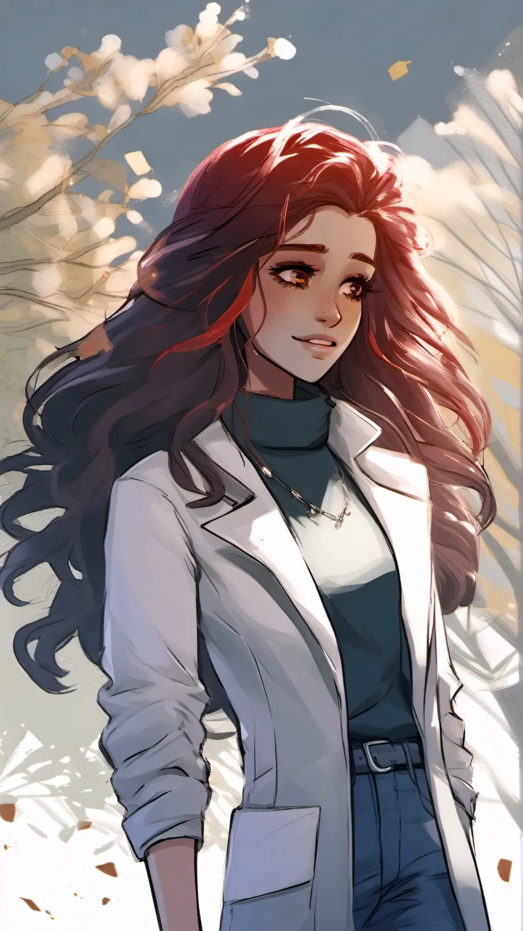 ai character: Sunny background