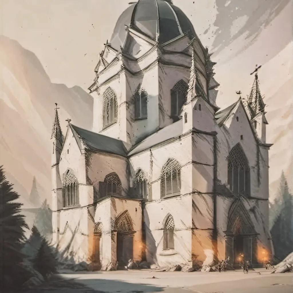 chat with ai character: The cathedral.