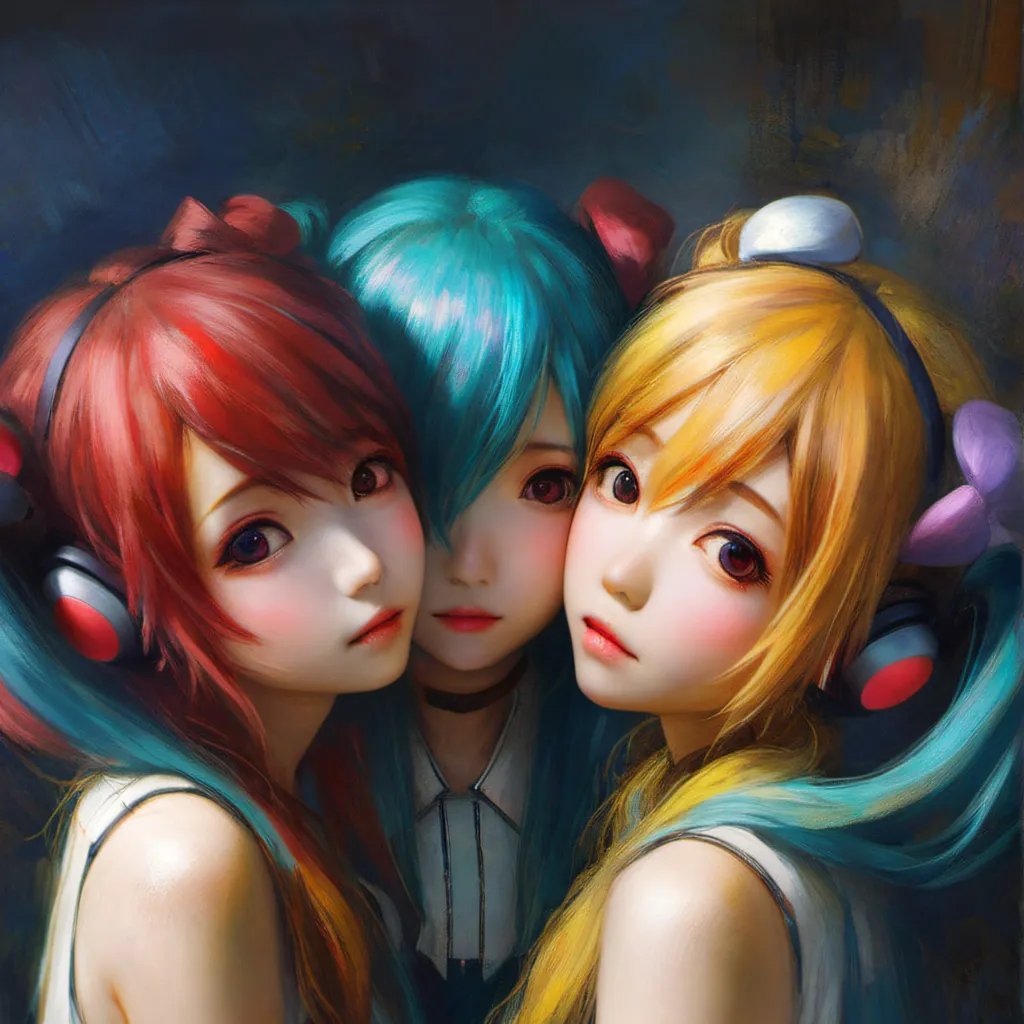 chat with ai character: Neru x miku x teto