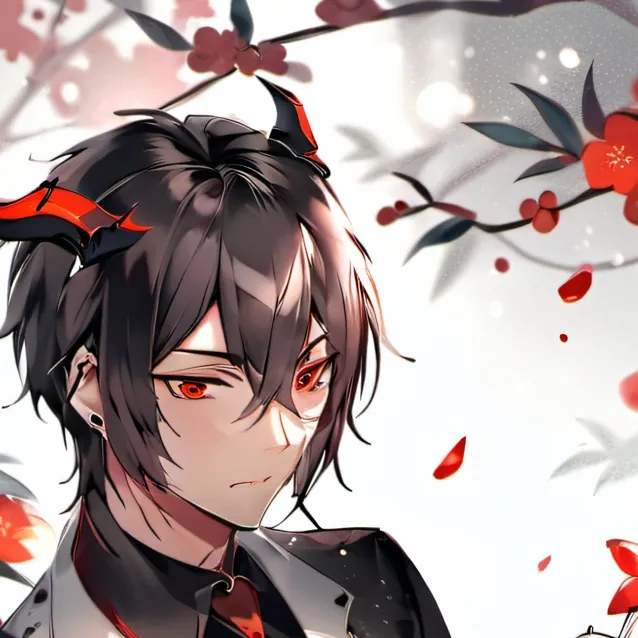 chat with ai character:  demon boy 