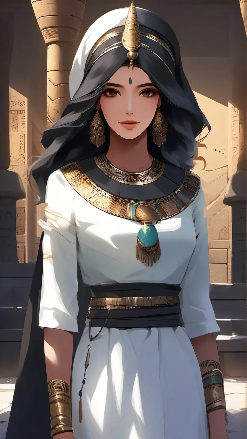 ai character: Cleopatra background