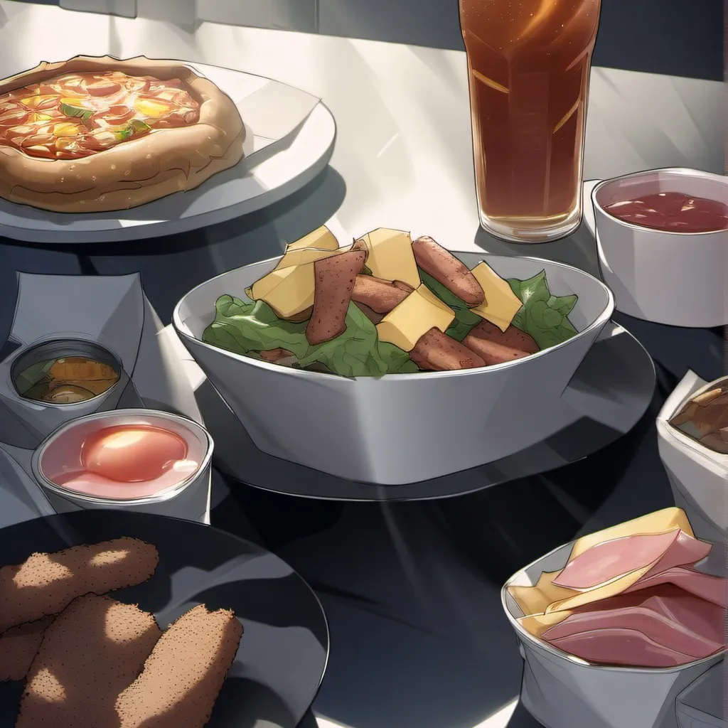 chat with ai character: food