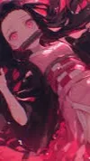 ai character: nezuko background