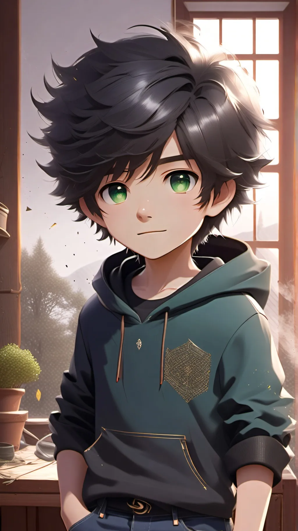 ai character: Ryan  background