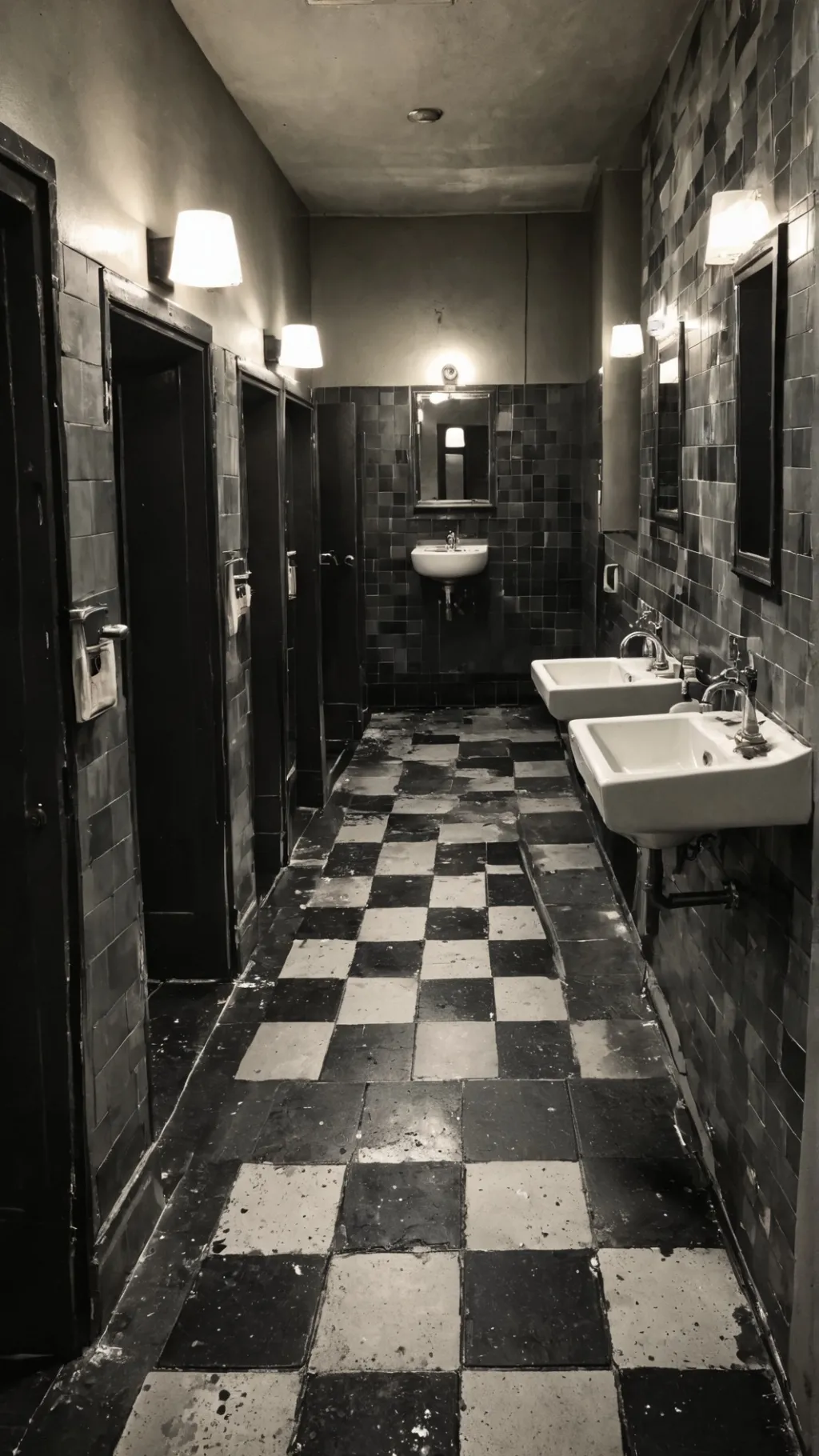 ai character: Restroom In Use background