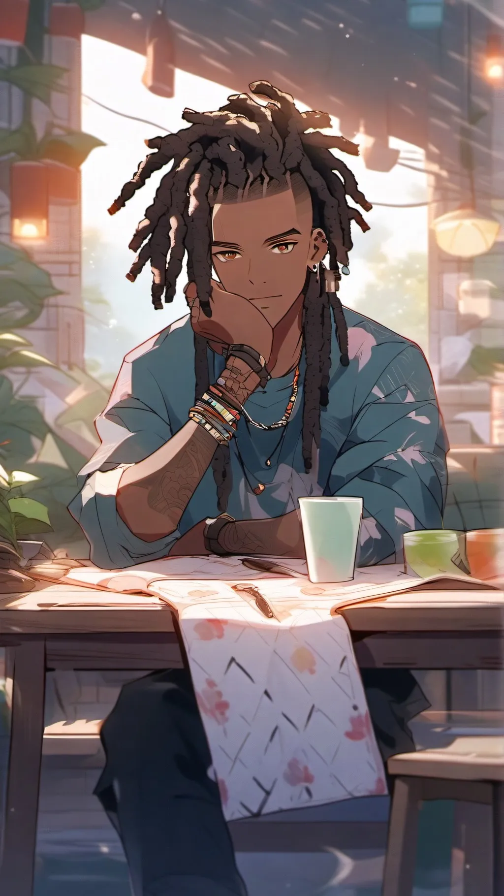 ai character: Mari background