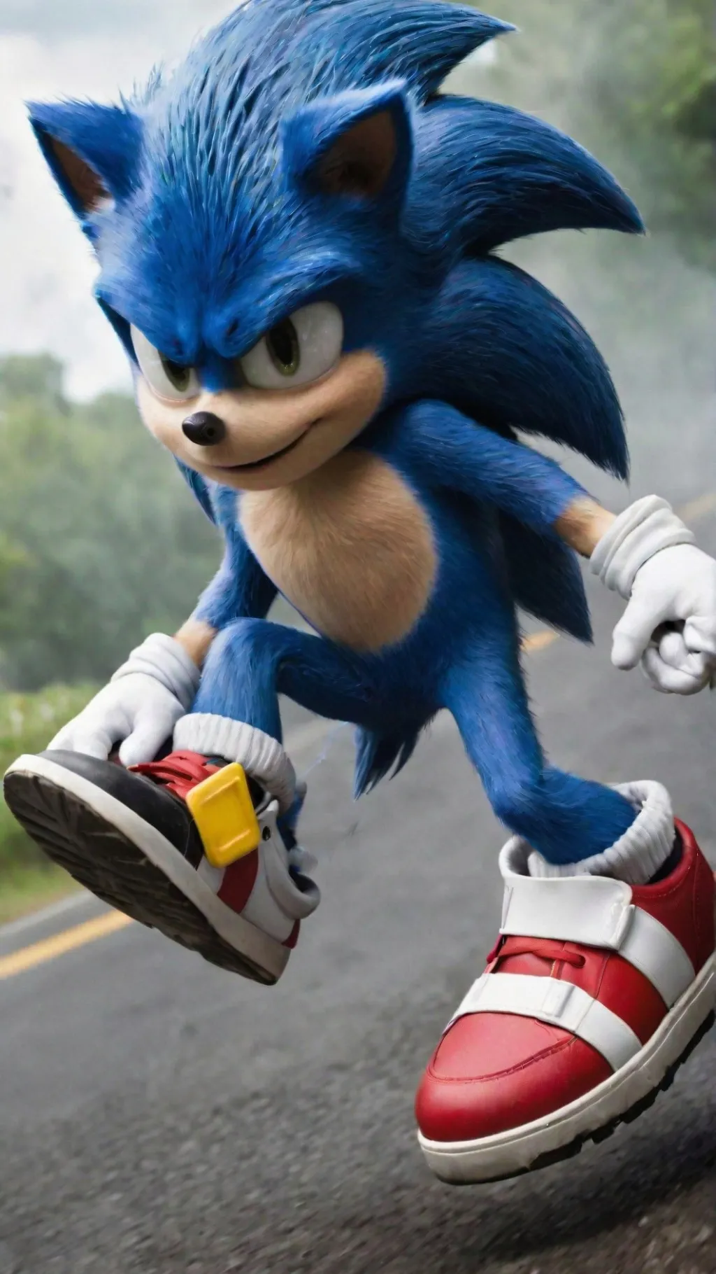 ai character: Sonic The Hedgehog background