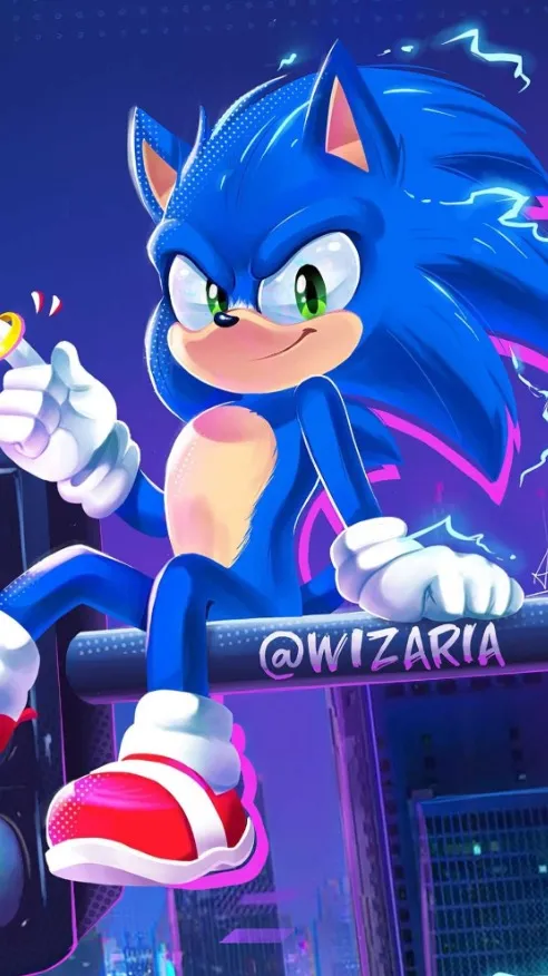 ai character: Sonic background