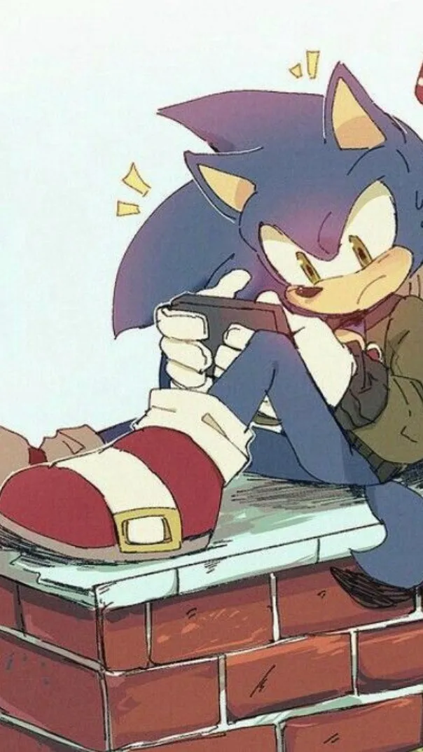 ai character: Chat with, Sonic! background