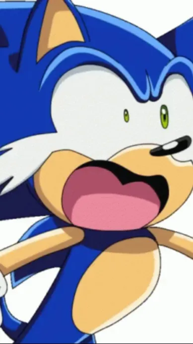 ai character: Sad Sonic background