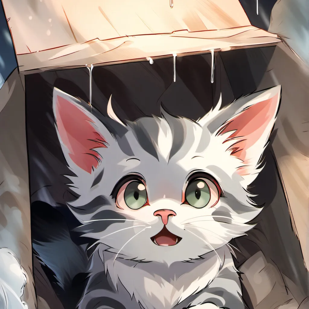 chat with ai character: Sad magic kitten