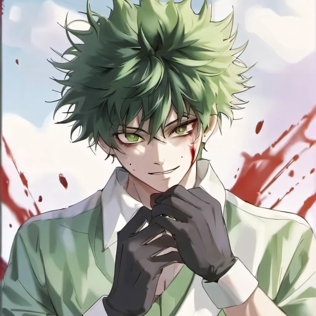 chat with ai character: villian deku