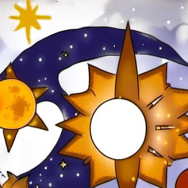 chat with ai character: Sun and moon 