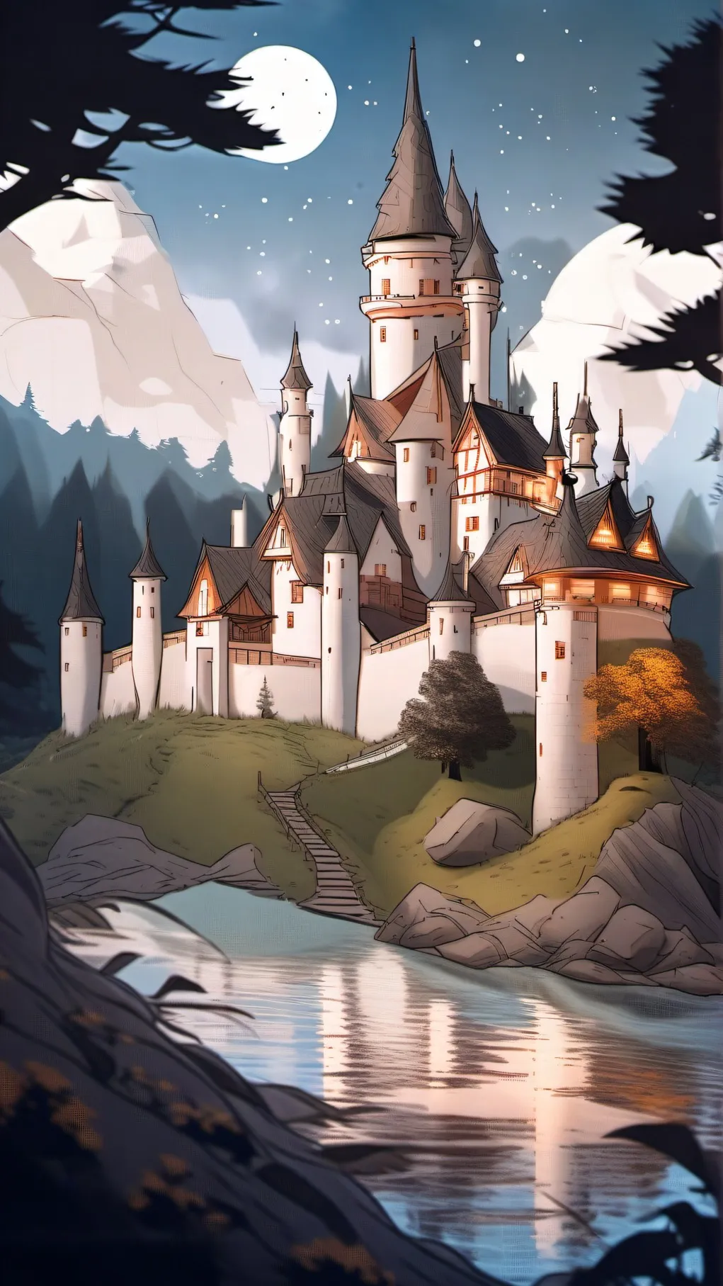 ai character: Hogwarts Servants background