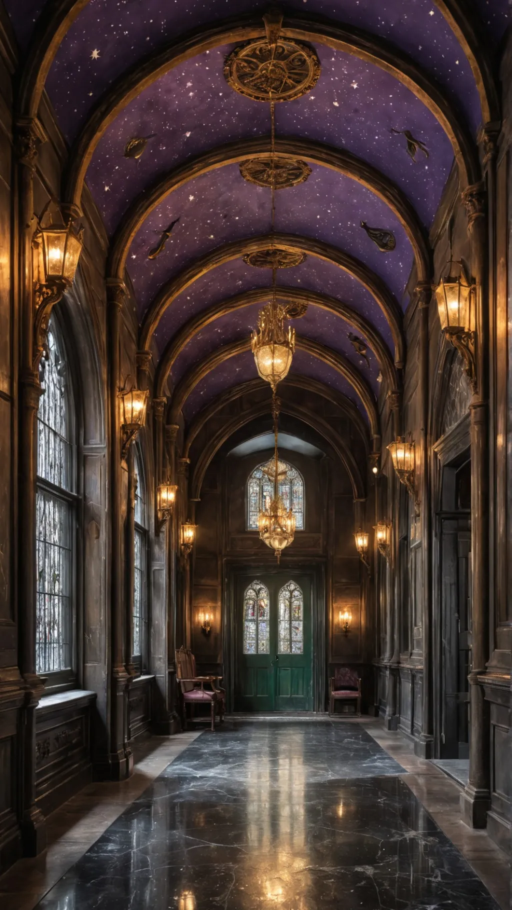 ai character: Hogwarts background