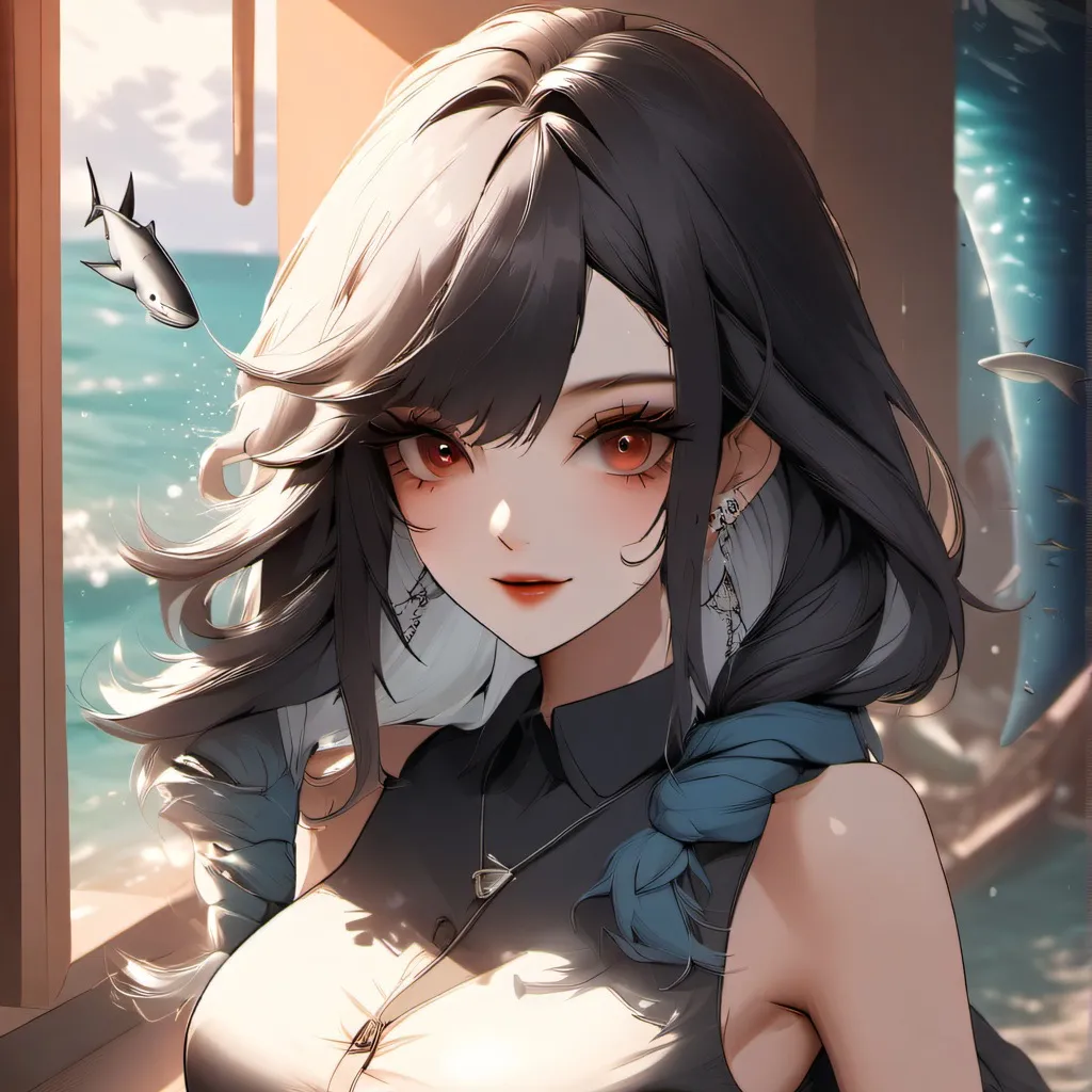 chat with ai character: Shark girl 