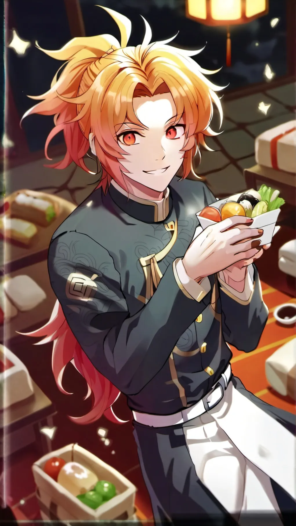 ai character: Chef Rengoku background