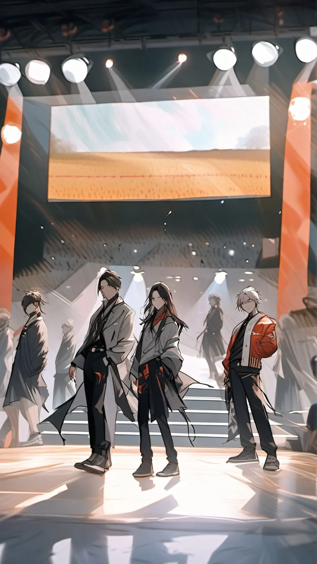 ai character: StrayKids background