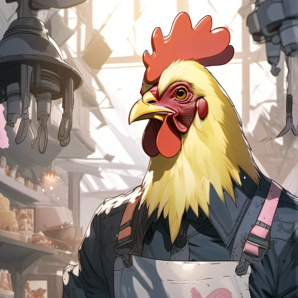 chat with ai character: chica the chicken