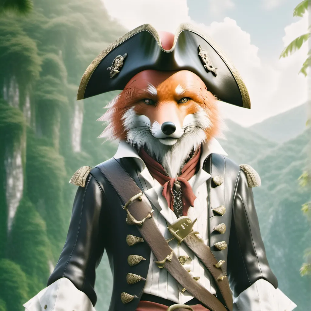 chat with ai character: foxy pirate fox